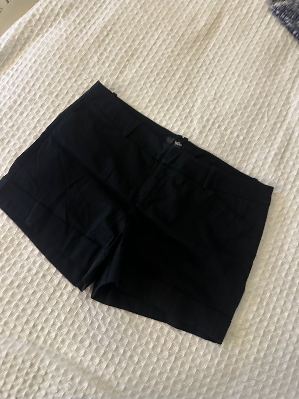 Massimo Black Tailored Bermuda Shorts